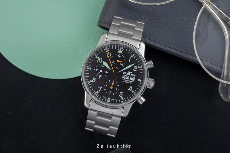 Fortis Flieger Chronograph chronograph steel automatic men's watch 597.10.141 [2605773]