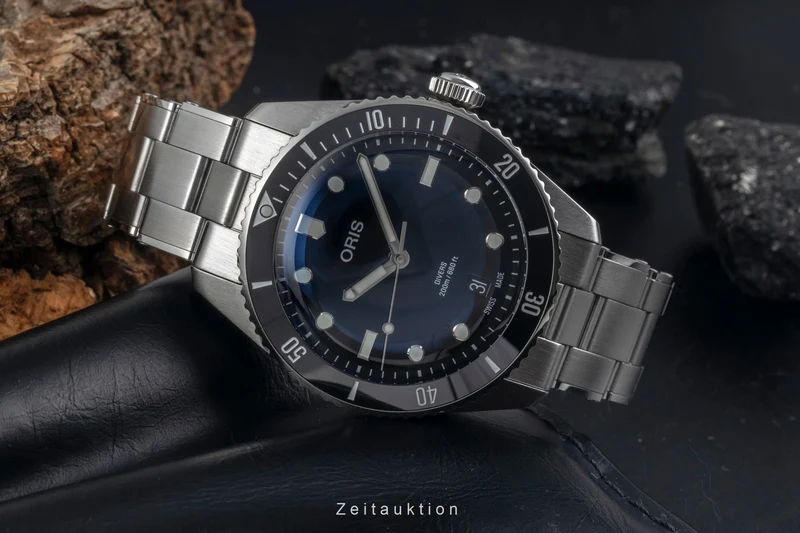 Oris Divers steel automatic men's watch 01 733 7795 4054-Set LP: 2450EUR [2605600]