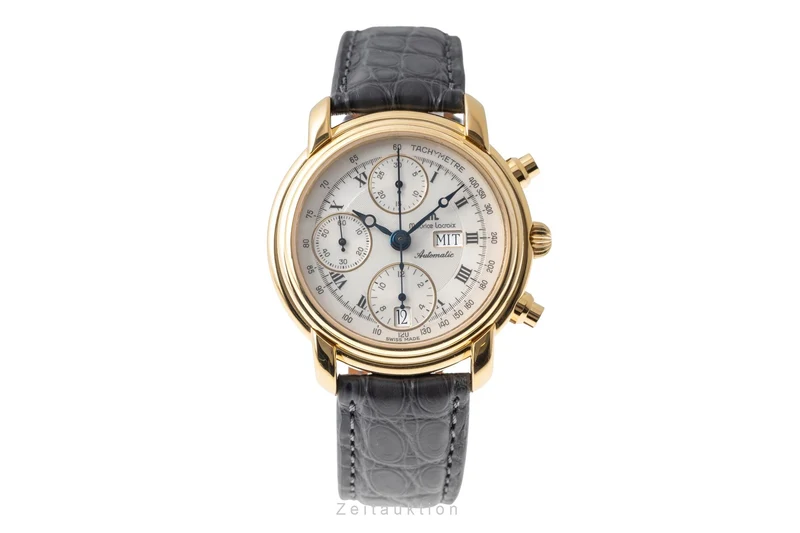 Maurice Lacroix Croneo chronograph gilt-brass automatic men's watch 39353 [2605554]