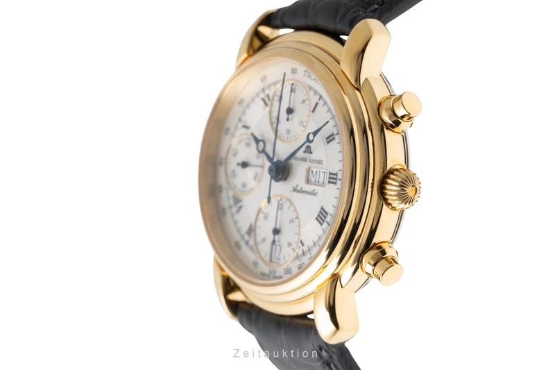 Maurice Lacroix Croneo chronograph gilt-brass automatic men's watch 39353 [2605554]