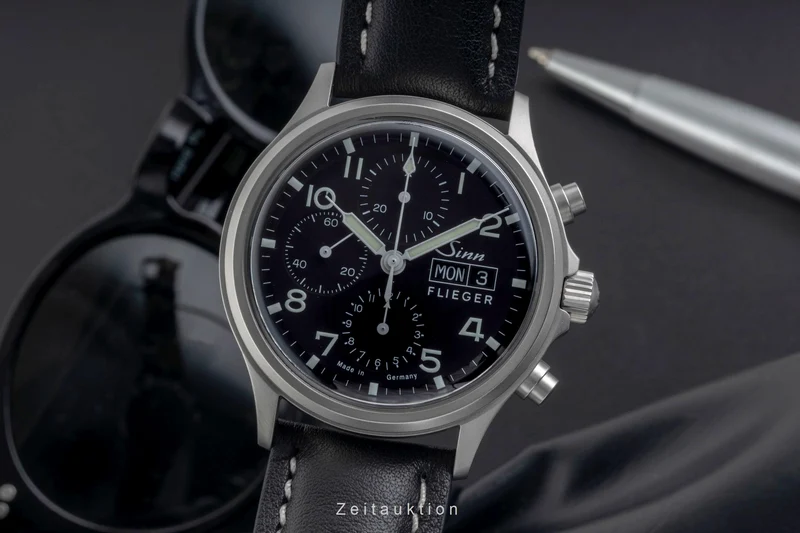 Sinn 358 chronograph steel automatic men's watch 358 [2605736]