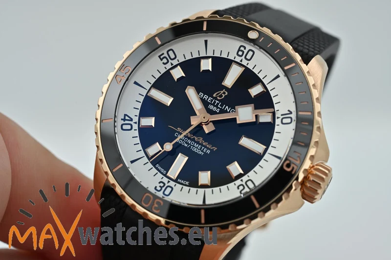 Breitling Superocean 42 18k Rosé Gold R17375211B1S1 Deployant