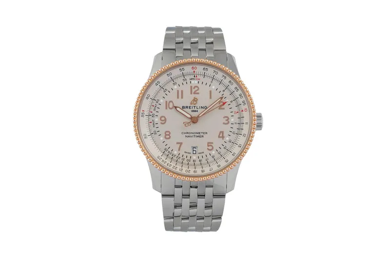 Breitling Navitimer steel / gold automatic men's watch U17326 [2605858]