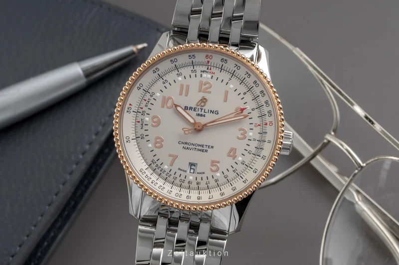 Breitling Navitimer steel / gold automatic men's watch U17326 [2605858]