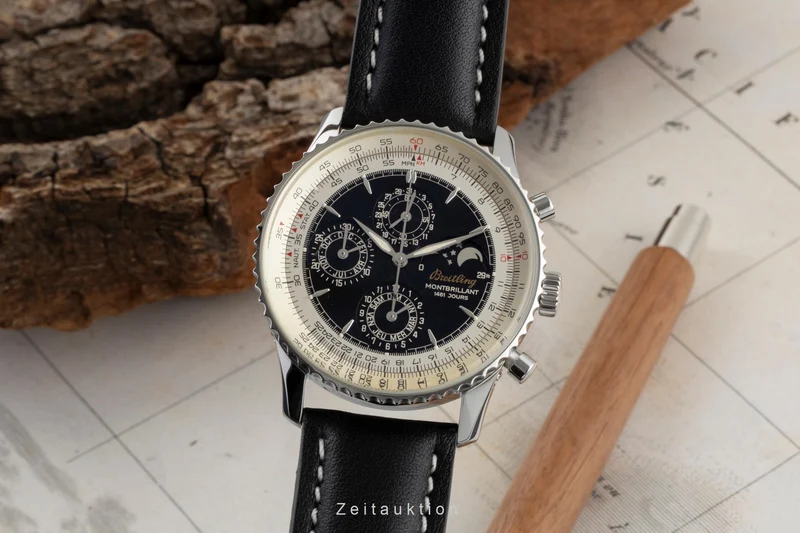 Breitling Montbrillant chronograph steel automatic men's watch A19030 [2605192]