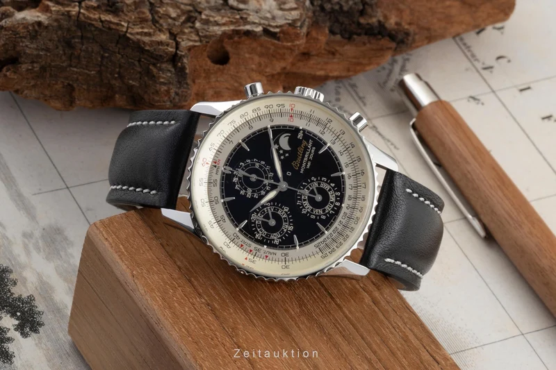 Breitling Montbrillant chronograph steel automatic men's watch A19030 [2605192]