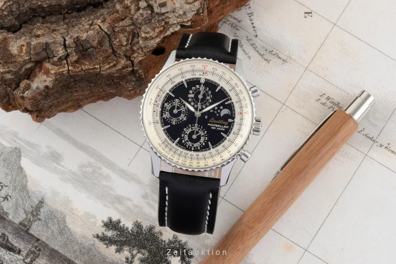 Breitling Montbrillant chronograph steel automatic men's watch A19030 [2605192]