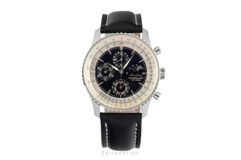 Breitling Montbrillant chronograph steel automatic men's watch A19030 [2605192]