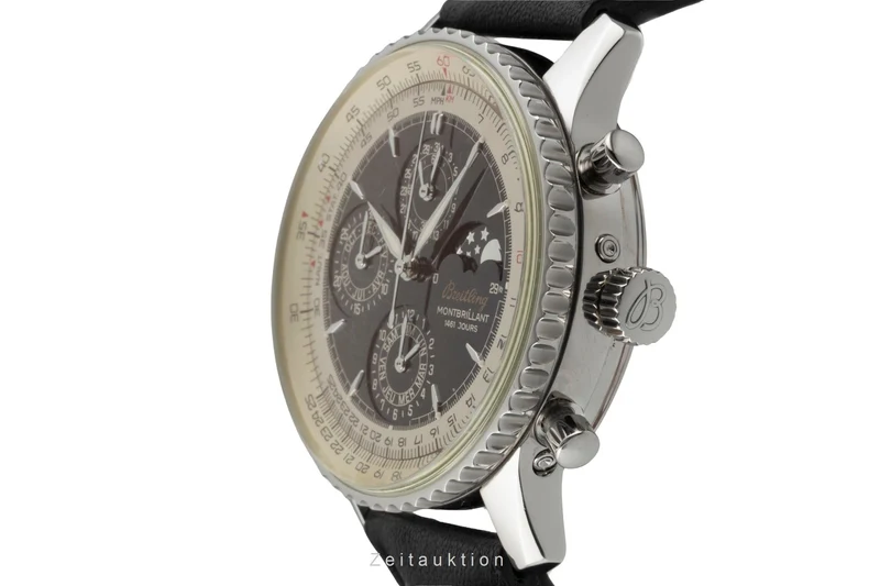 Breitling Montbrillant chronograph steel automatic men's watch A19030 [2605192]