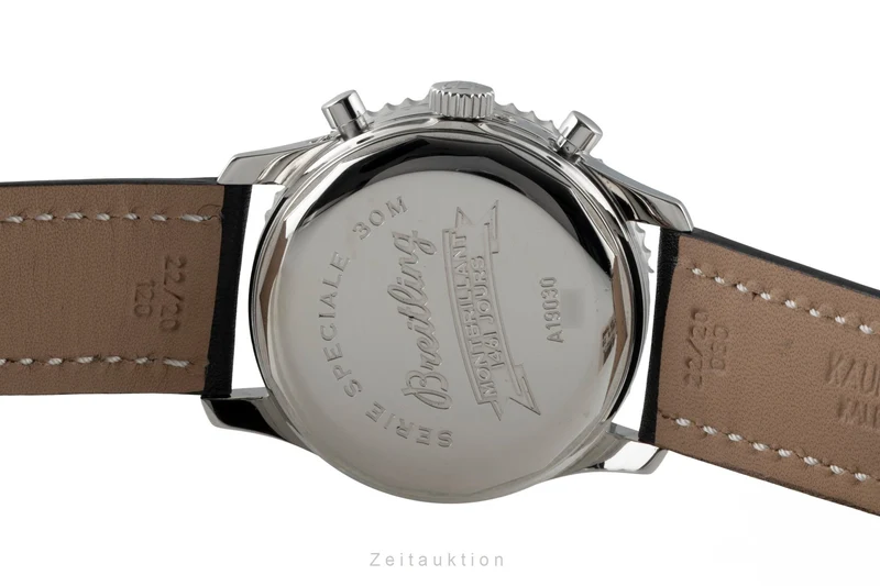 Breitling Montbrillant chronograph steel automatic men's watch A19030 [2605192]