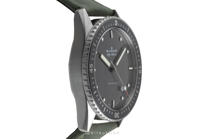 Blancpain Fifty Fathoms titanium automatic men's watch 5000-1210-G52A LP: 13300EUR [2605904]