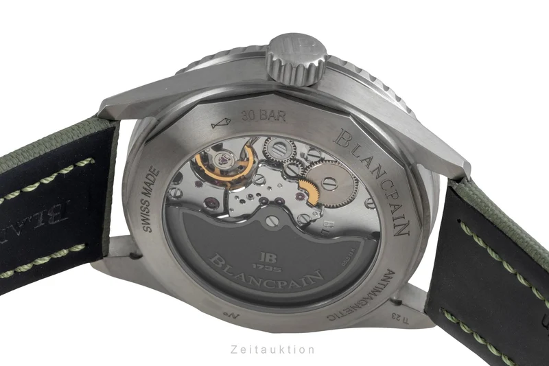 Blancpain Fifty Fathoms titanium automatic men's watch 5000-1210-G52A LP: 13300EUR [2605904]