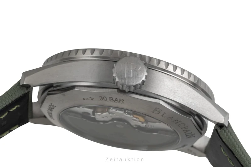 Blancpain Fifty Fathoms titanium automatic men's watch 5000-1210-G52A LP: 13300EUR [2605904]