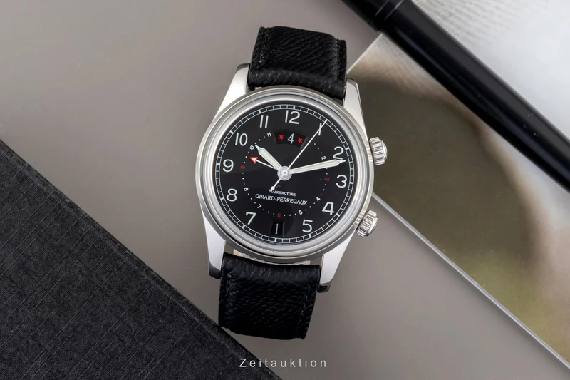 Girard Perregaux Traveller steel automatic men's watch 49400.0.11.615 [2603389]
