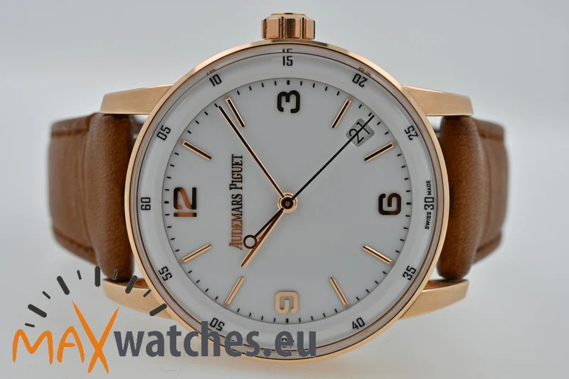 Audemars Piguet Code 11.59 18k Rose Gold white dial 15210OR