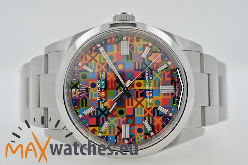 Rolex Oyster Perpetual 36 126000 Multicoloured Jubilee Motif Dial