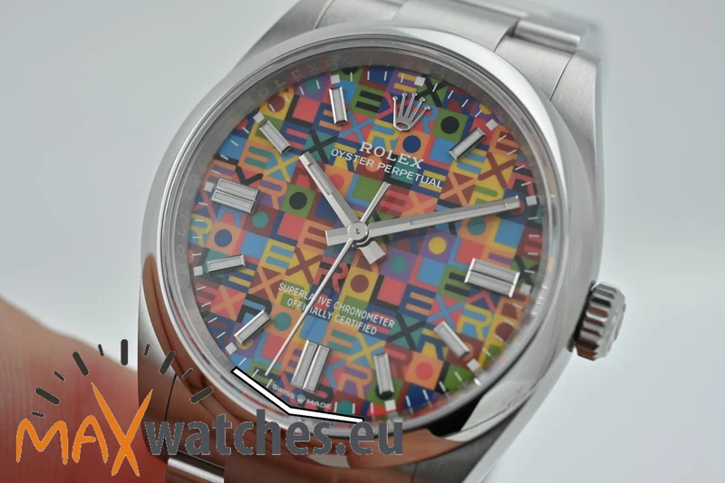 Rolex Oyster Perpetual 36 126000 Multicoloured Jubilee Motif Dial