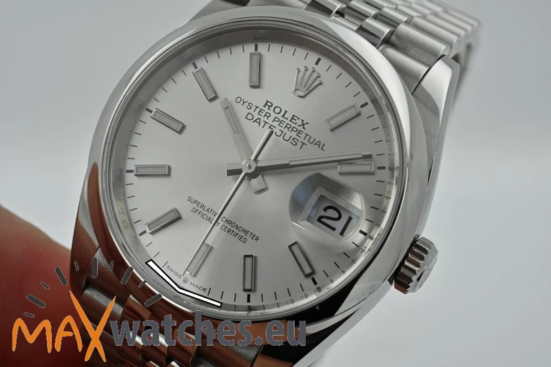 Rolex Oyster Perpetual Datejust Silver Dial Jubilee Bracelet 126200