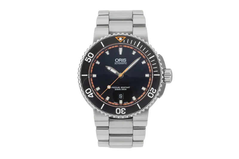 Oris Aquis Date steel automatic men's watch 01 733 7653 4128-07 8 26 01PEB [2605525]