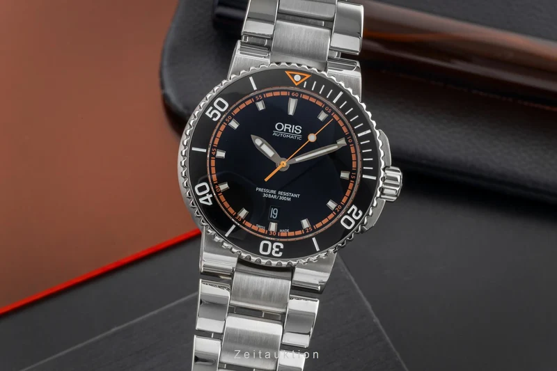 Oris Aquis Date steel automatic men's watch 01 733 7653 4128-07 8 26 01PEB [2605525]