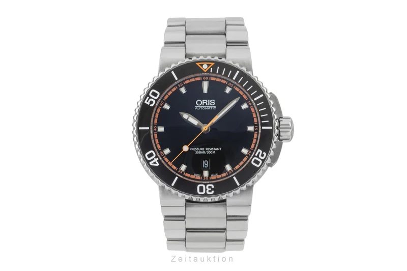 Oris Aquis Date steel automatic men's watch 01 733 7653 4128-07 8 26 01PEB [2605525]