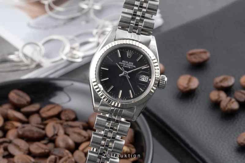 Rolex Lady Date steel / white gold automatic women's watch 6917 Vintage [2605297]