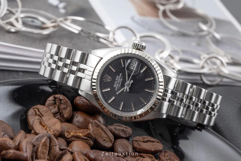Rolex Lady Date steel / white gold automatic women's watch 6917 Vintage [2605297]