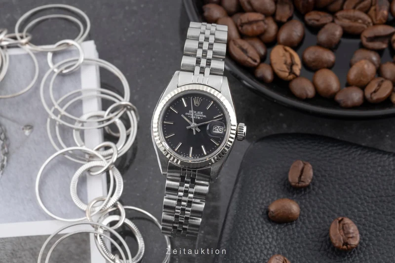 Rolex Lady Date steel / white gold automatic women's watch 6917 Vintage [2605297]