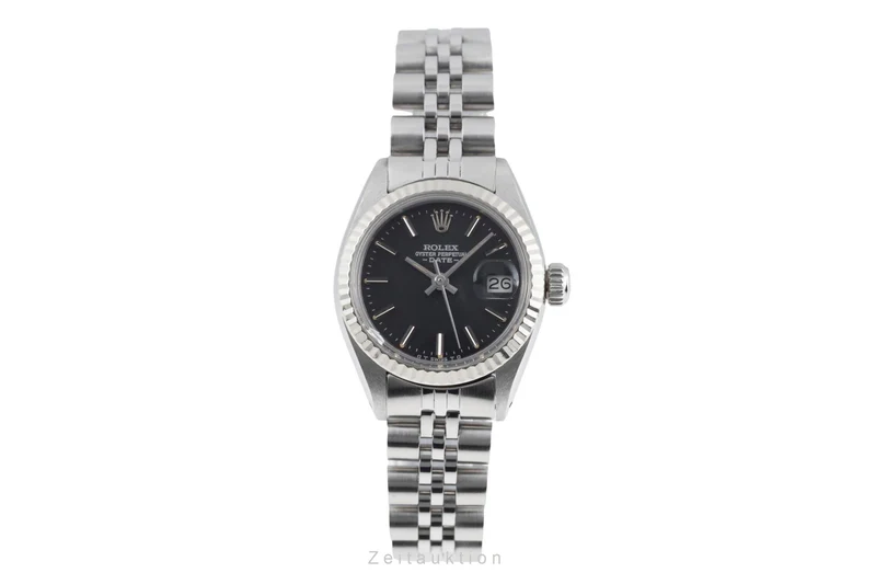 Rolex Lady Date steel / white gold automatic women's watch 6917 Vintage [2605297]
