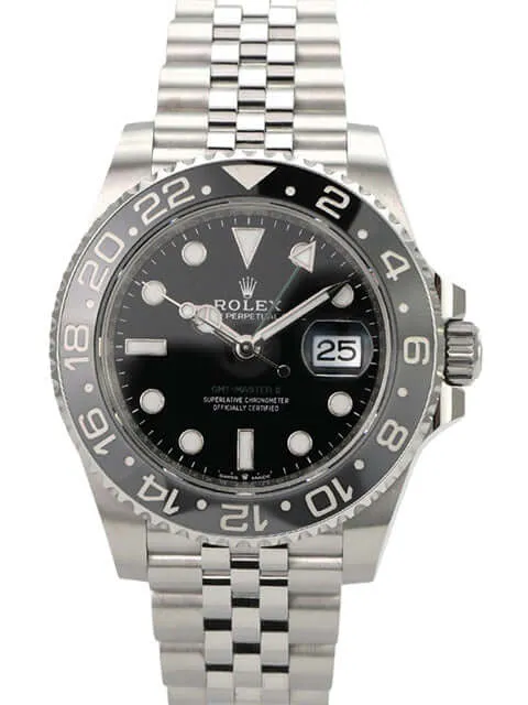 Rolex GMT-Master II Edelstahl 126710GRNR Jubile-Band