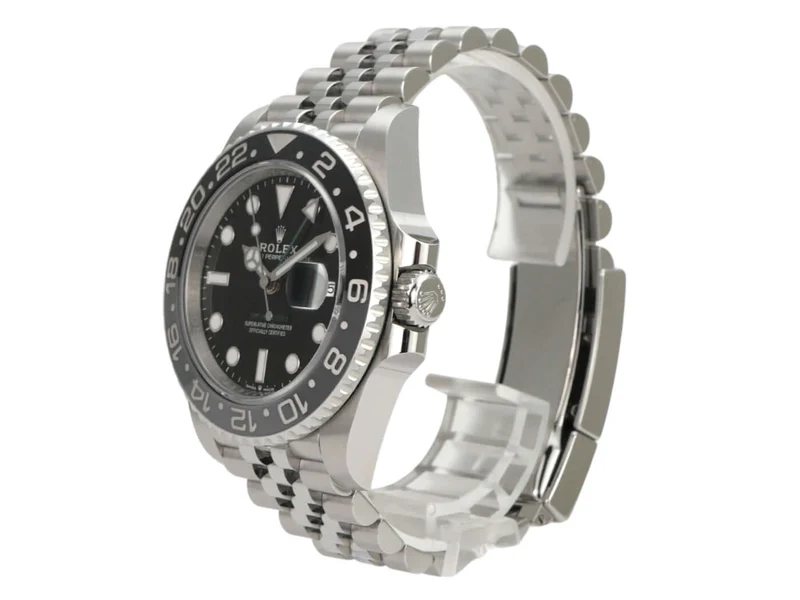 Rolex GMT-Master II Edelstahl 126710GRNR Jubile-Band