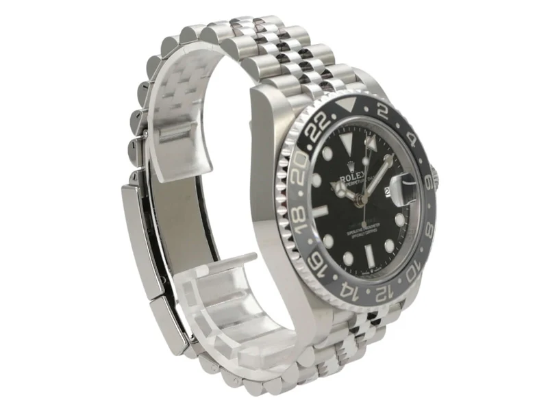 Rolex GMT-Master II Edelstahl 126710GRNR Jubile-Band