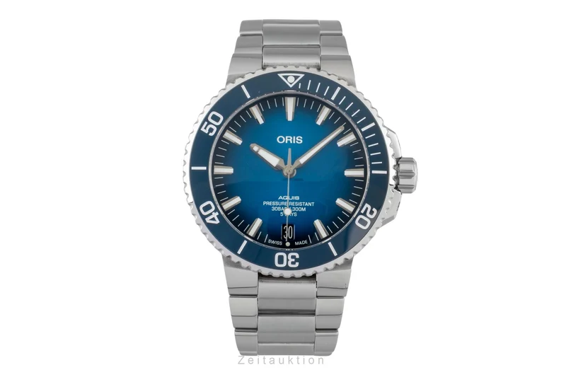 Oris Aquis Date steel automatic men's watch 01 400 7763 4135-07 8 24 09PEB [2605145]