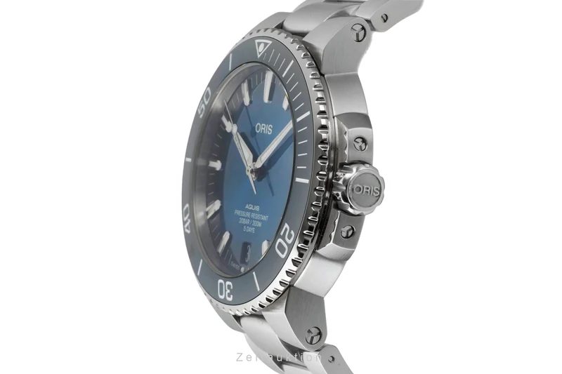 Oris Aquis Date steel automatic men's watch 01 400 7763 4135-07 8 24 09PEB [2605145]