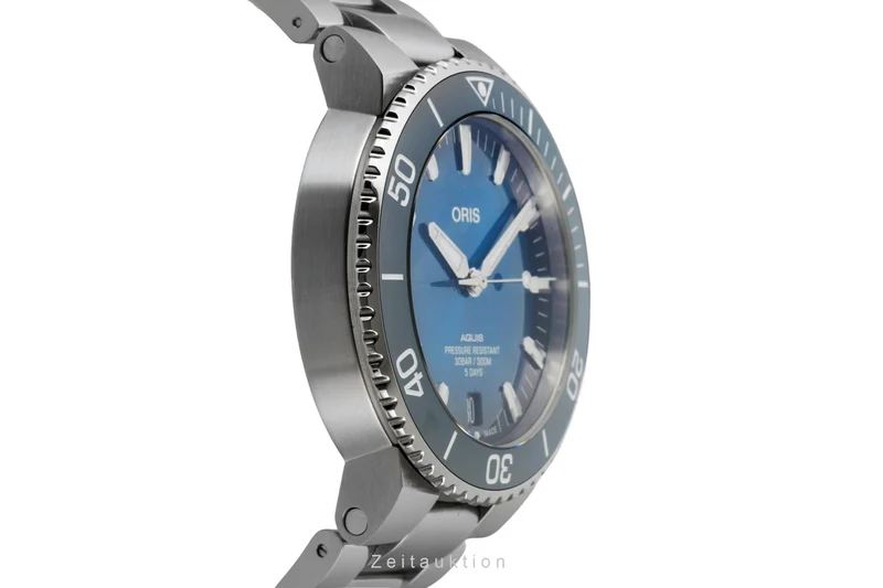 Oris Aquis Date steel automatic men's watch 01 400 7763 4135-07 8 24 09PEB [2605145]
