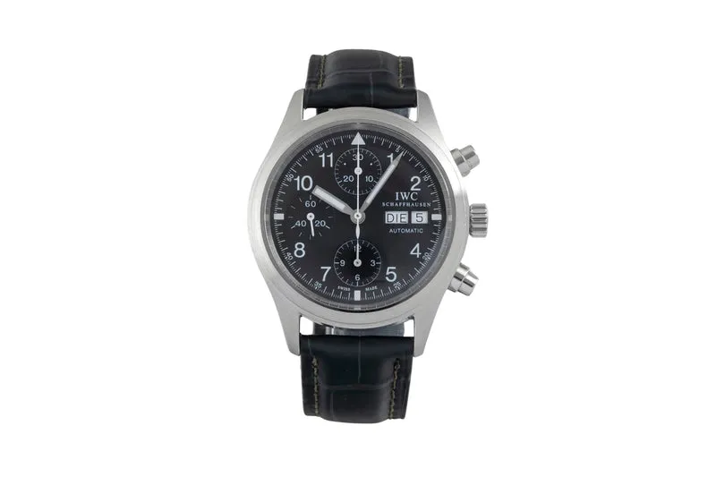 IWC Fliegerchronograph chronograph steel automatic men's watch IW370605 [2504043]