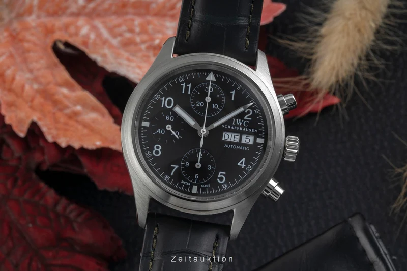 IWC Fliegerchronograph chronograph steel automatic men's watch IW370605 [2504043]