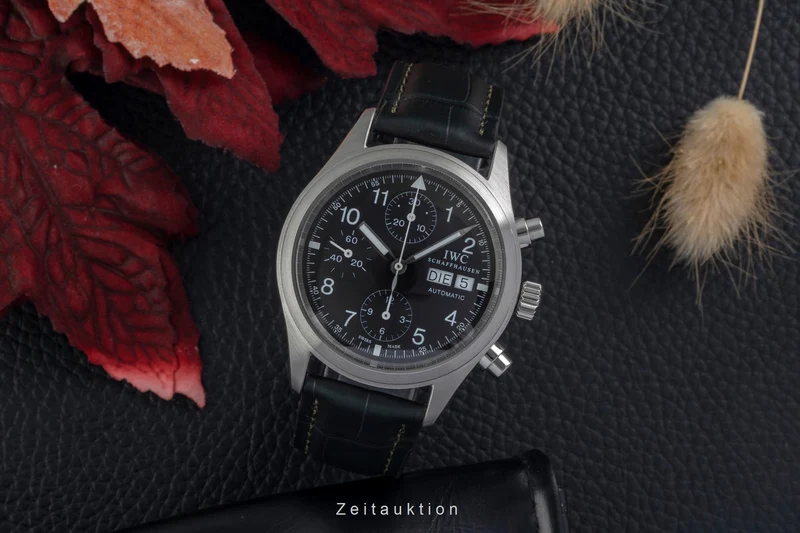 IWC Fliegerchronograph chronograph steel automatic men's watch IW370605 [2504043]