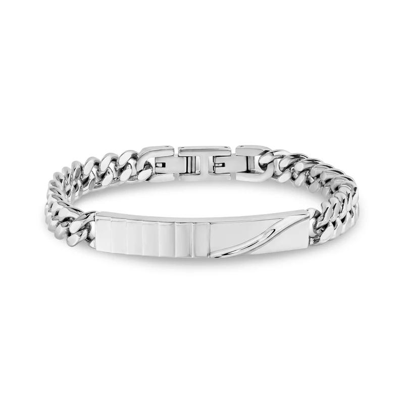 ID-Armband mit geschwungenem Design