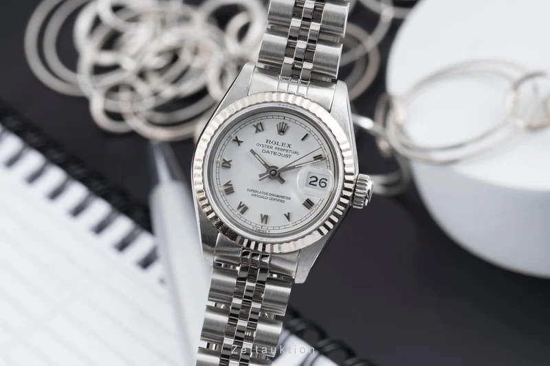 Rolex Lady Datejust steel / white gold automatic women's watch 69174 [2605725]