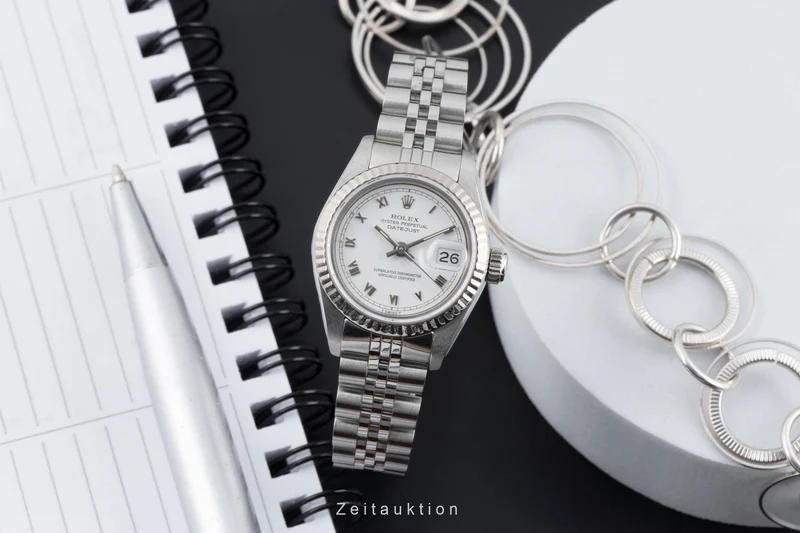 Rolex Lady Datejust steel / white gold automatic women's watch 69174 [2605725]