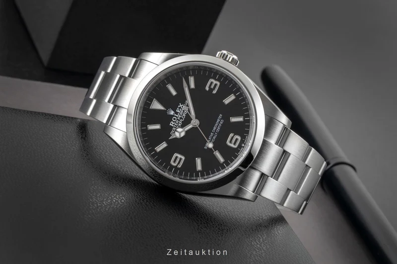 Rolex Explorer steel automatic men's watch 124270 [2605986]