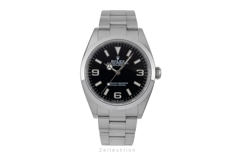 Rolex Explorer steel automatic men's watch 124270 [2605986]
