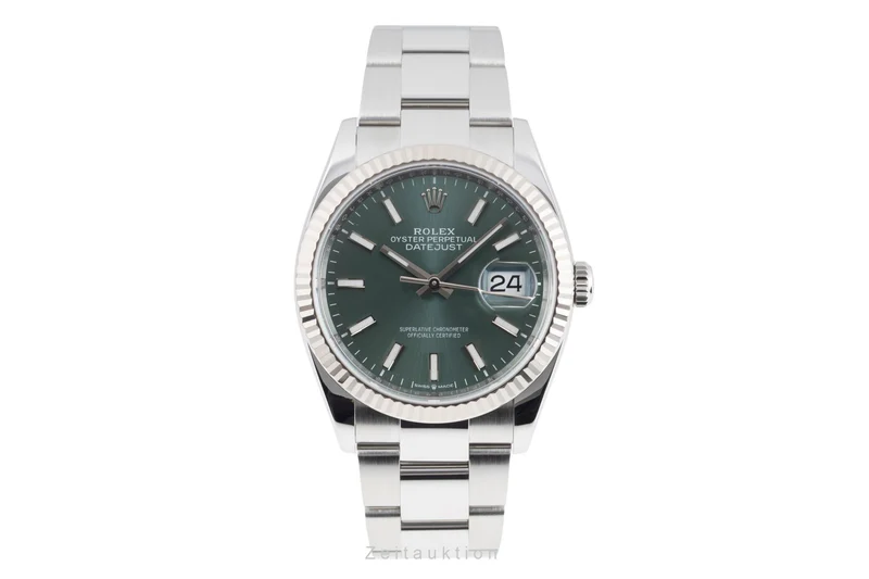Rolex Datejust steel / white gold automatic men's watch 126234 [2605806]