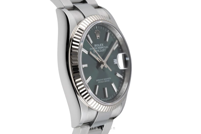 Rolex Datejust steel / white gold automatic men's watch 126234 [2605806]
