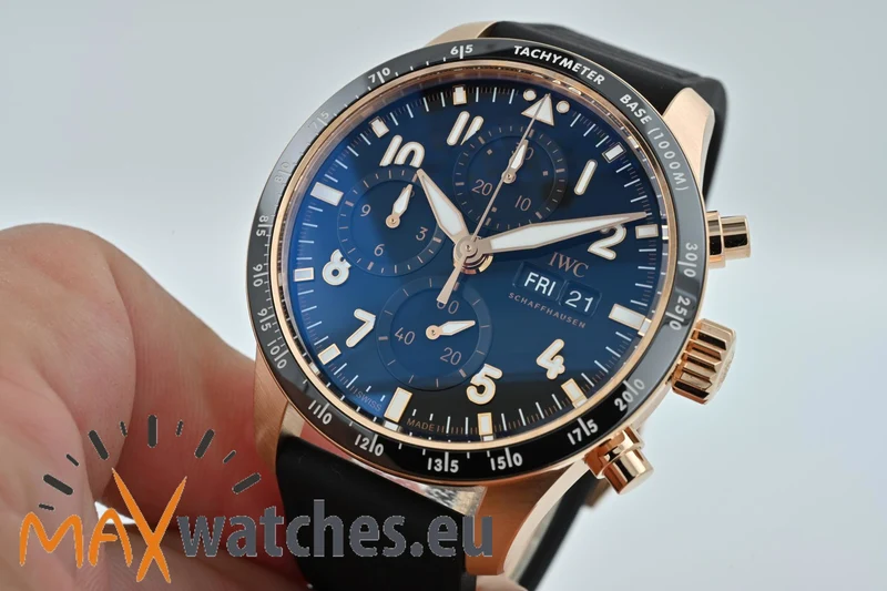 IWC Fliegerchronograph Pilots Chronograph 18k Rosé Gold Deployant Performance IW388309