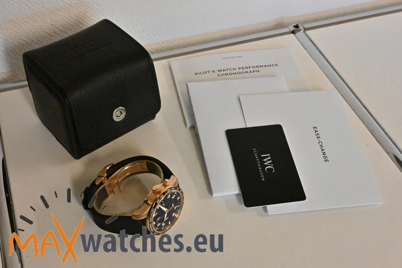 IWC Fliegerchronograph Pilots Chronograph 18k Rosé Gold Deployant Performance IW388309