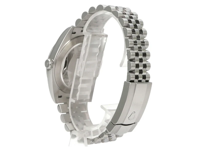 Rolex Datejust 41 Edelstahl 126300 Rhodium Römisch Jubile-Band