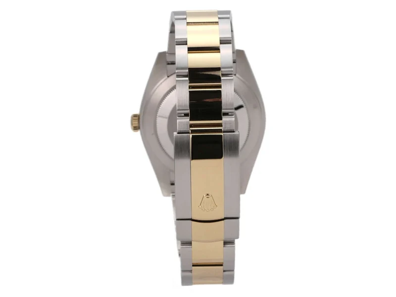Rolex Datejust 41 Edelstahl Gelbgold 126333 Schwarz Diamant