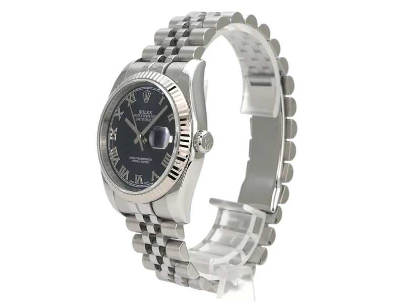 Rolex Datejust 36 Ref. 116234 Blau Römisch Jubile-Band